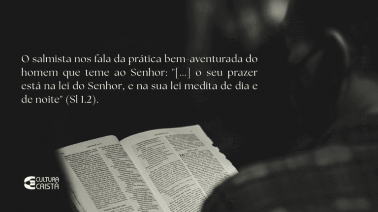 A prática da meditação na Palavra